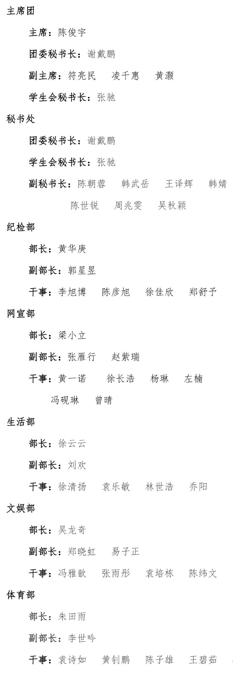 2016-2017学年yl23455永利集团团委员工会换届公示