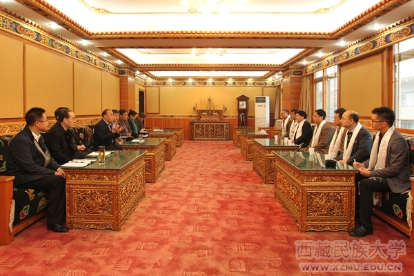 公司领导和专家到西藏民大交流并看望援藏干部